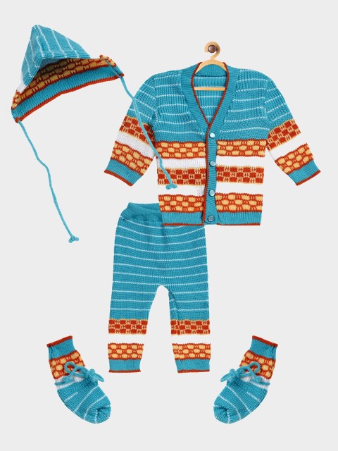 

FABNEST Kids Multicolored Printed Sweater Set, Multi