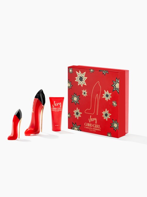 

Carolina Herrera Very Good Girl Eau de Parfum 80Ml With Body Lotion 100Ml And Miniature 7 Ml, Transparent