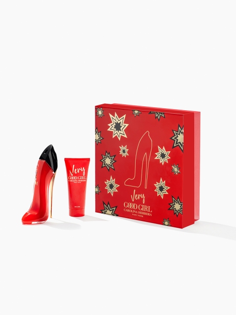 

Carolina Herrera Very Good Girl Eau de Parfum 50Ml With Body Lotion 100Ml, Transparent