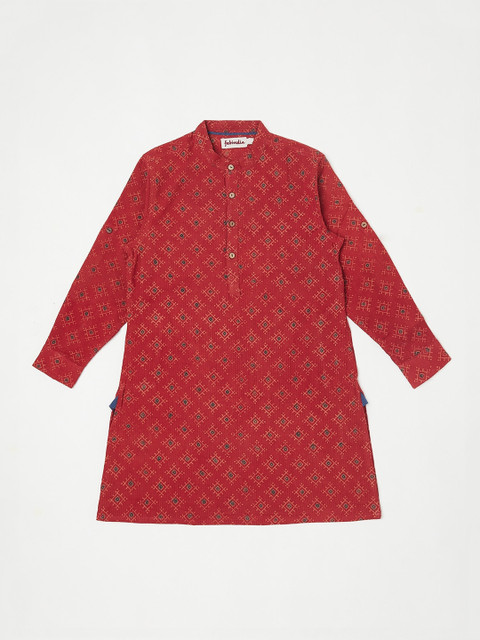 

Fabindia Boys Red Kurta
