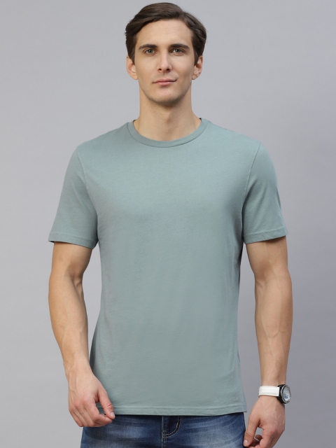 

Marks & Spencer Men Green Pure Cotton T-shirt