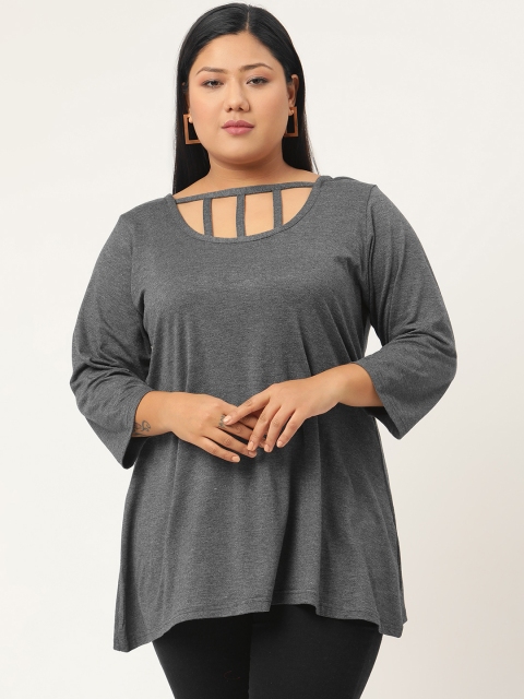 

Revolution Charcoal Regular Plus Size Top