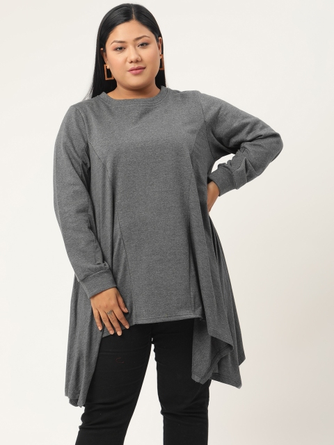

Revolution Charcoal Regular Plus Size Top