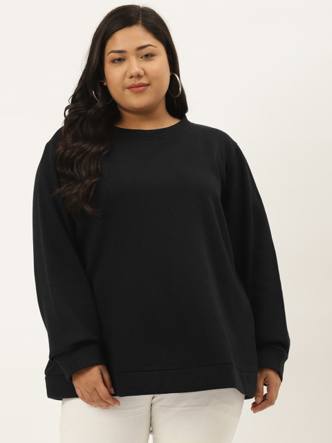 

Revolution Plus Size Women Black Sweatshirt