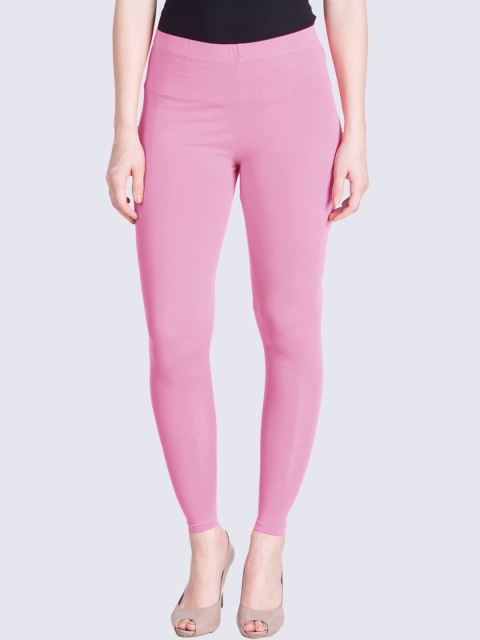

LYRA Women Peach Ankle-Length Leggings