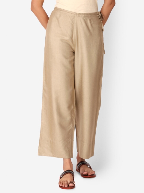 

Fabindia Women Beige Ethnic Palazzos