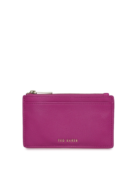 

Ted Baker Women Pink Leather Zip Around Wallet