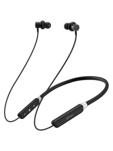 

pTron InTunes Pro ENC Wireless Bluetooth 5.2 Headphones with 24Hrs Playtime - Black