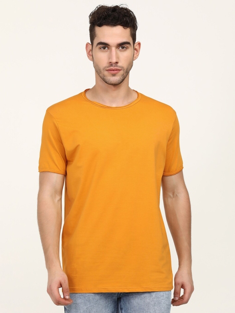 

V2 Value & Variety Men Mustard Yellow T-shirt