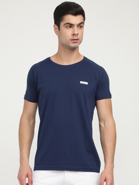 

V2 Value & Variety Men Navy Blue T-shirt