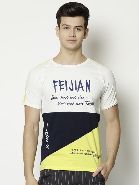 

V2 Value & Variety Men White Typography Printed T-shirt