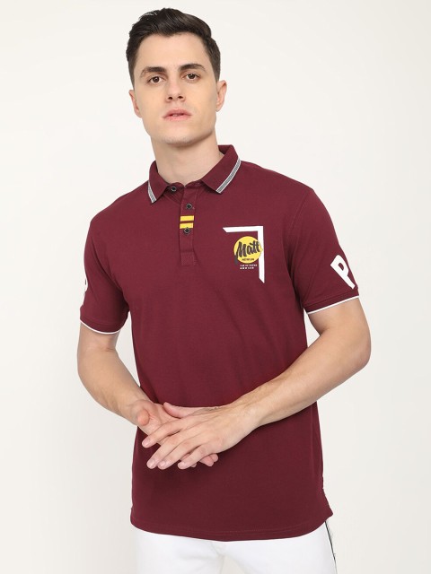 

V2 Value & Variety Men Maroon T-shirts