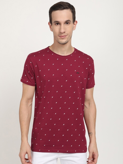 

V2 Value & Variety Men Maroon Printed T-shirt