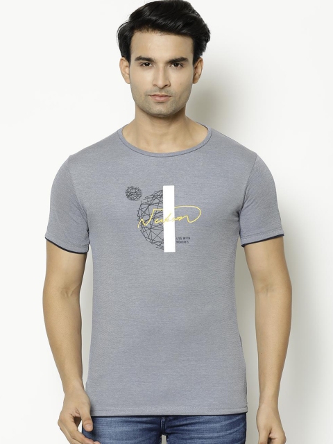 

V2 Value & Variety Men Grey T-shirt