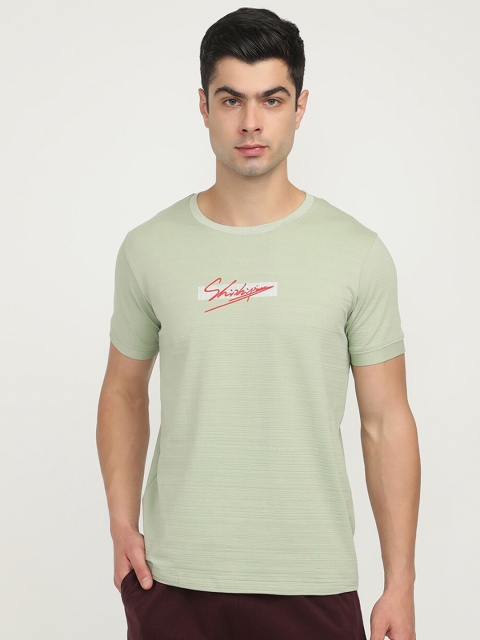 

V2 Value & Variety Men Olive Green T-shirt