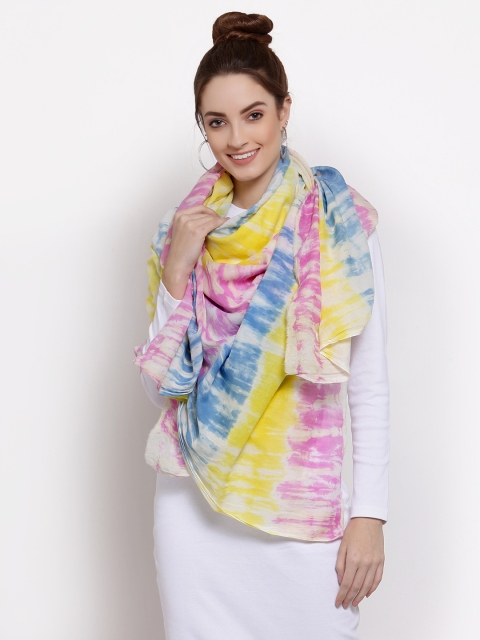 

J Style Women Multicoloured Printed Pure Cotton Stole, Multi