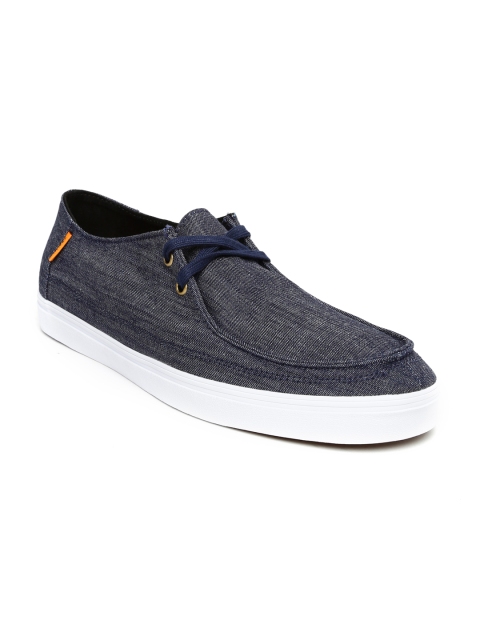 

Vans Men Navy Rata Vulc SF Denim Sneakers, Navy blue