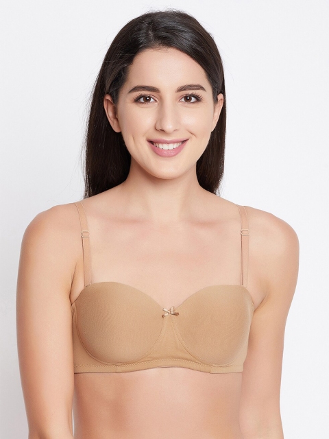 

Clovia Beige Balconette Bra Lightly Padded BR2217P2432E