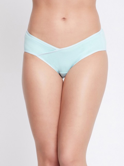 

Clovia Women Blue Cotton Low Waist Hipster Maternity Panty