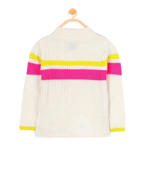 

Cherry Crumble Boys White & Pink Ribbed Acrylic Pullover