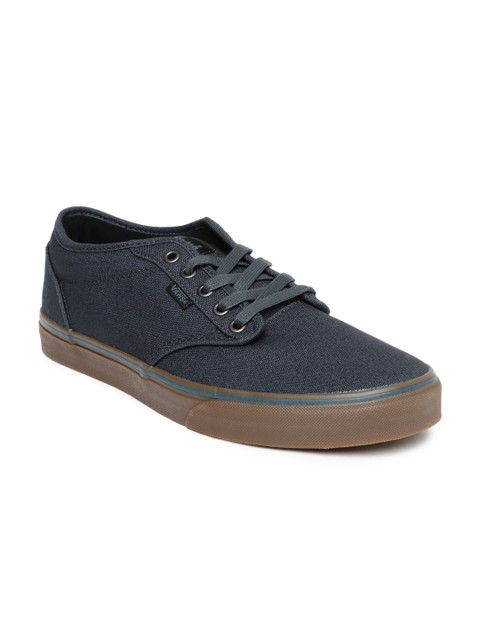 

Vans Unisex Navy Solid Atwood Sneakers, Navy blue