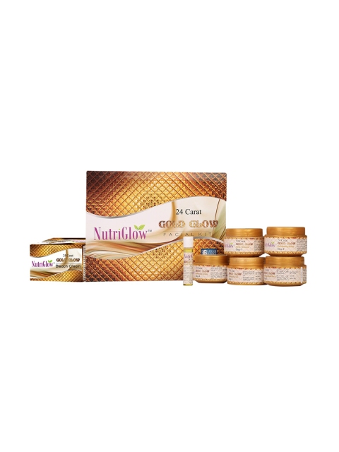 

NutriGlow 24 Carat Gold Glow Facial Kit-260gm and Bleach Cream- 43gm, Multi