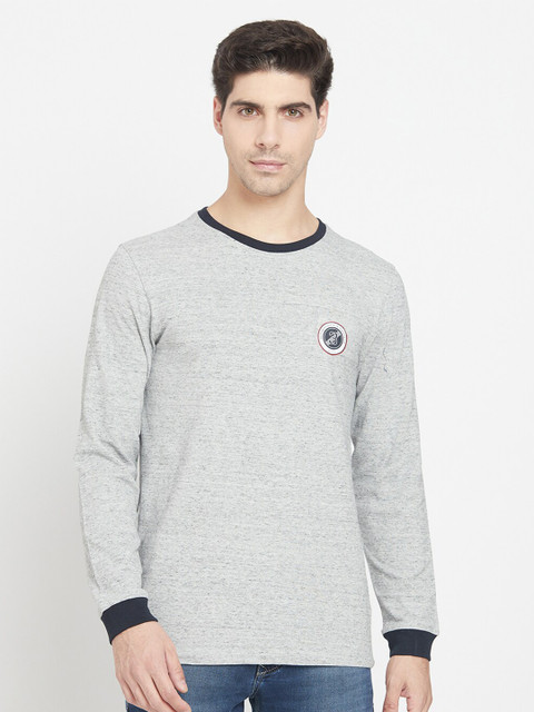 

METTLE Men Grey T-shirt