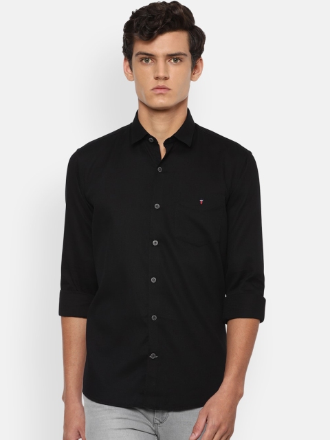 

Louis Philippe Sport Men Pure Cotton Black Solid Slim Fit Casual Shirt