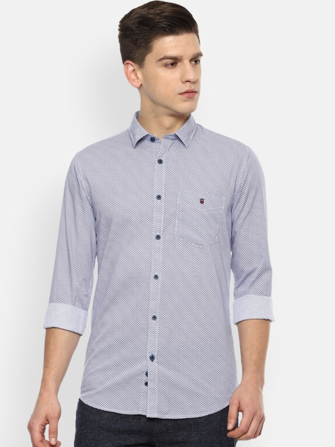 

Louis Philippe Sport Men Blue Slim Fit Opaque Printed Casual Shirt