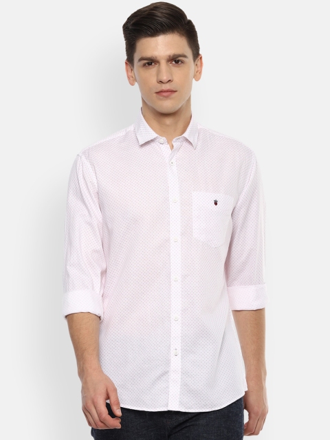 

Louis Philippe Sport Men Pink Slim Fit Opaque Printed Casual Shirt