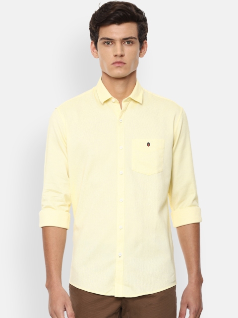 

Louis Philippe Sport Men Yellow Slim Fit Opaque Casual Shirt