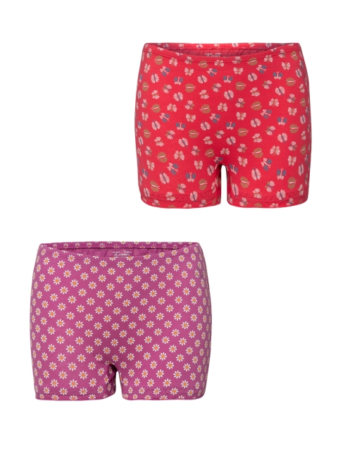 

Jockey Girls Pack of 2 Assorted Pure Super Combed Cotton Bloomers SG06-0205-PRINT