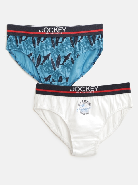 

Jockey Boys Pack of 2 Assorted Basic Briefs UB01-0205-ASSTD