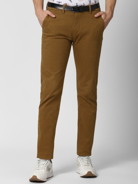

Peter England Casuals Men Brown Slim Fit Trousers
