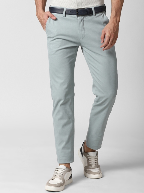 

Peter England Casuals Men Blue Slim Fit Trousers