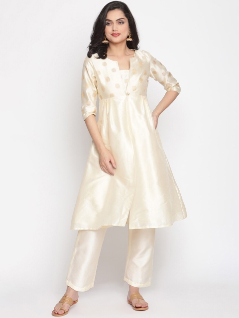 

Abhishti Women Black Empire Kurti with Pyjamas