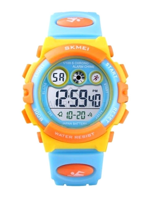 

Skmei Unisex Kids Blue Dial & Blue Straps Digital Watch Skmei_1451_Yellow