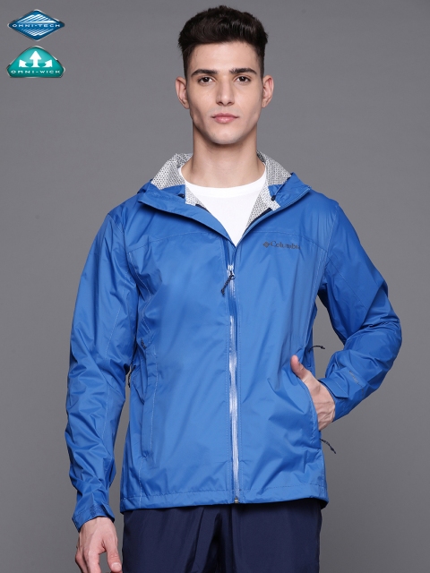 

Columbia Men Blue EvaPOURation Rain Jacket