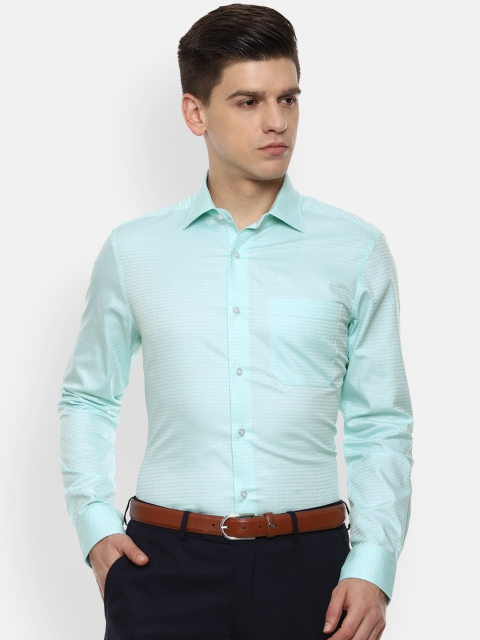 

Louis Philippe Gods & Kings Men Blue Opaque Formal Shirt