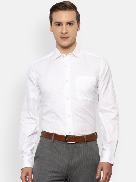 

Louis Philippe Gods & Kings Men White Opaque Formal Shirt