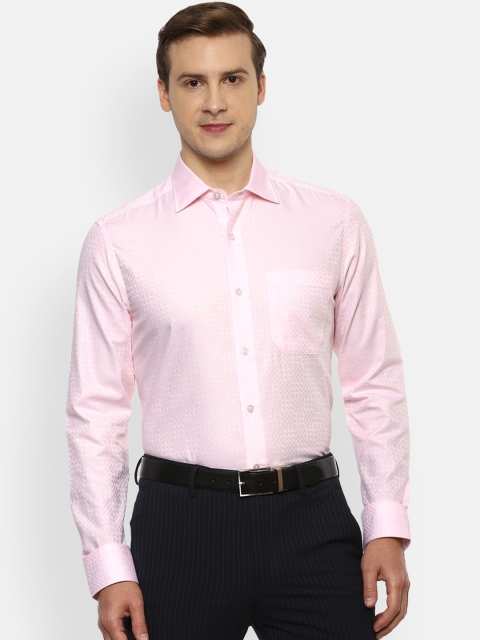 

Louis Philippe Gods & Kings Men Pink Opaque Formal Shirt