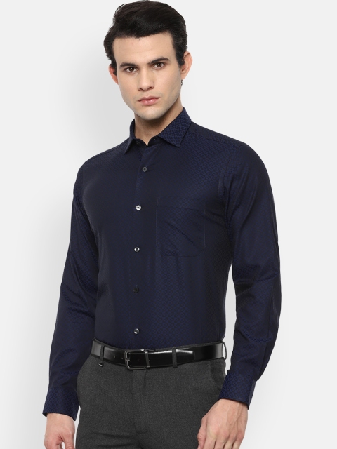 

Louis Philippe Gods & Kings Men Navy Blue Slim Fit Opaque Formal Shirt