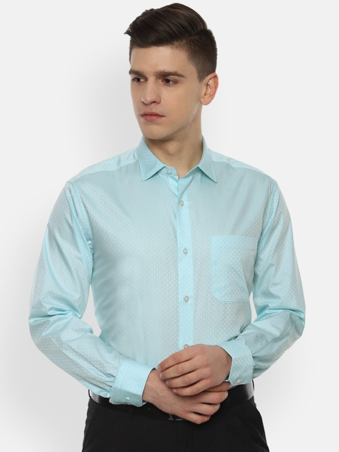 

Louis Philippe Men Blue Slim Fit Opaque Formal Shirt