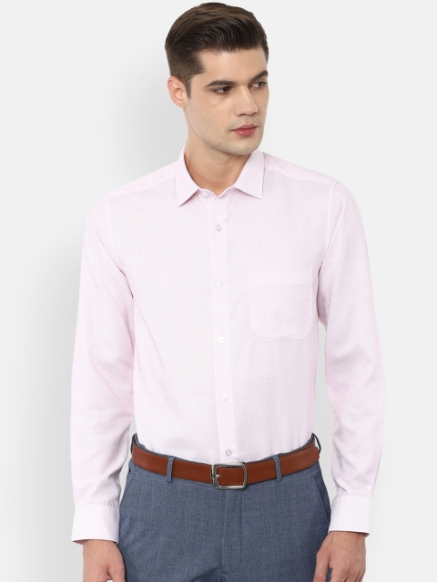 

Louis Philippe Men Pink Slim Fit Opaque Formal Shirt