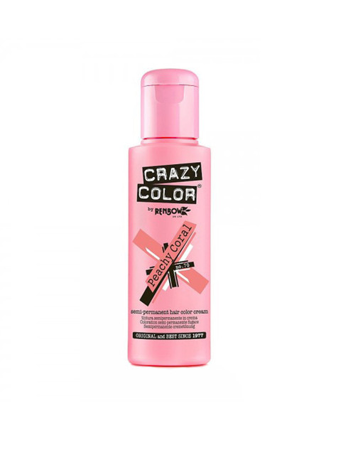 

CRAZY COLOR Unisex Peachy Coral-70 Hair Colour -100ml, Pink