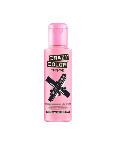 

CRAZY COLOR UNISEX NATURAL BLACK-32 HAIR COLOR CREAM 100ml