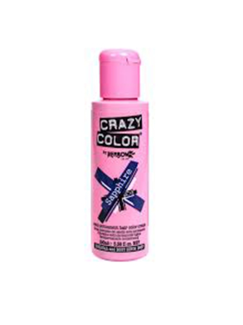 

CRAZY COLOR Unisex Sapphire-72 100ml, Blue