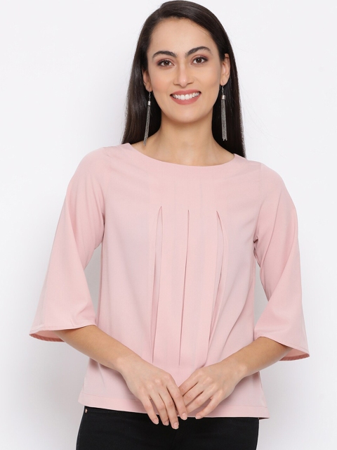 

DRAAX Fashions Woman Pink Styled Back Top