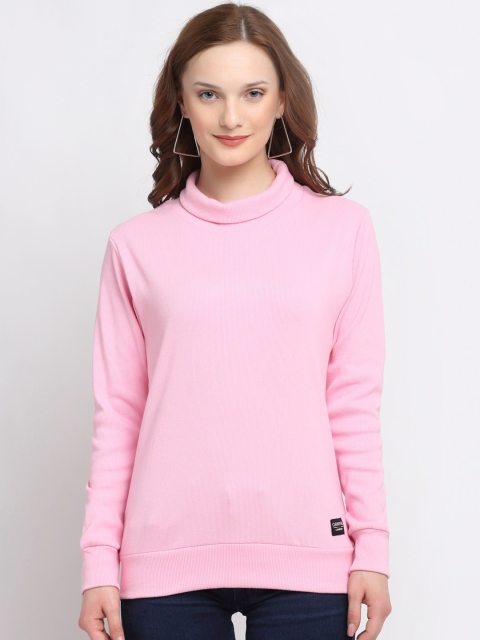 

GRIFFEL Women Pink Sweatshirt