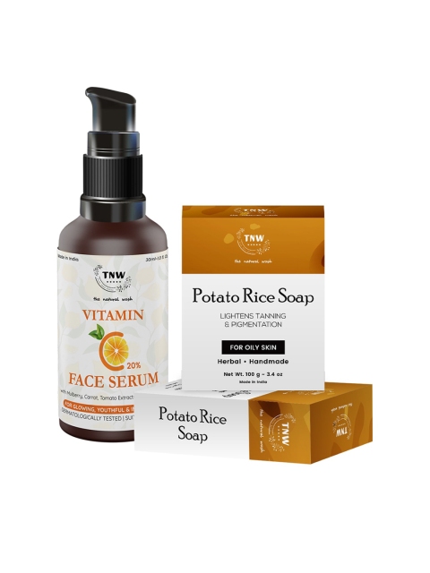

TNW the natural wash Unisex Yellow Face Serum, White